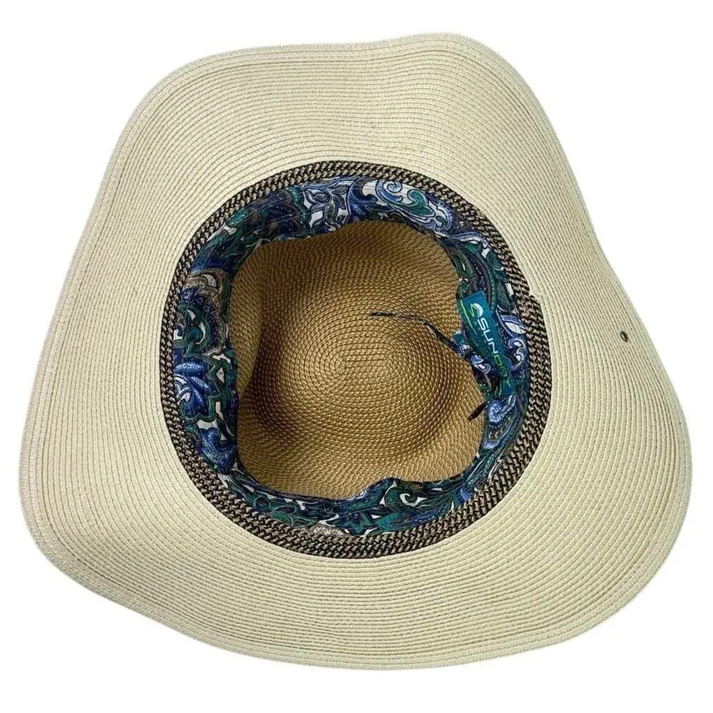 Sunday Afternoons UPF 50+ Wide Brim Sun Hat One Size Beige Packable